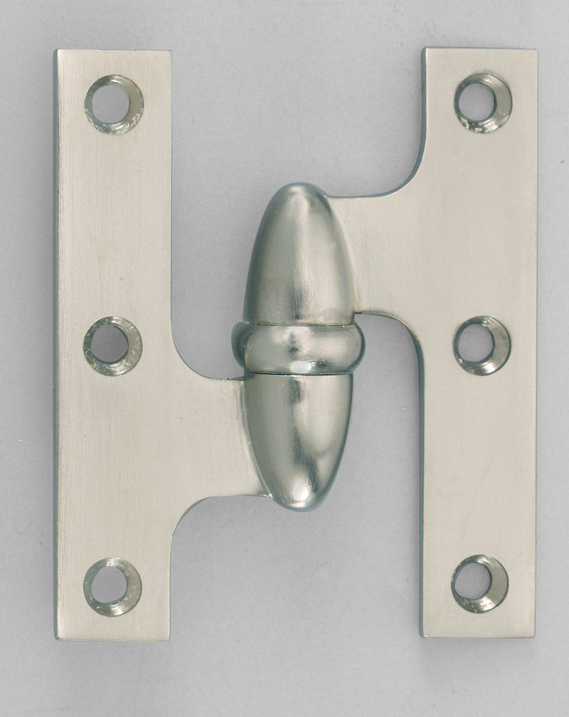 F1002W OLIVE KNUCKLE HINGE WITH SPECIAL WASHER2.5" X 2.0" - Stellar Hardware and Bath 