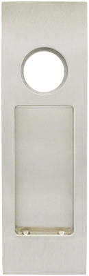 Inox FH2703-10B PD Series Pocket Door Pull 2703 Entry w/Cyl Hole (Pull only) -  10B - Stellar Hardware and Bath 