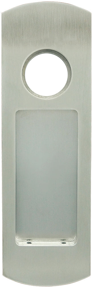 Inox FH2903-10B PD Series Pocket Door Pull 2903 Entry w/Cyl Hole (Pull only) - 10B - Stellar Hardware and Bath 