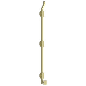 Deltana FPGM26 26" Modern Offset Surface Bolt, HD, Solid Brass - Stellar Hardware and Bath 