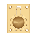 Deltana FRP25 Flush Ring Pull - 2 1/2' x 1 7/8''' - Stellar Hardware and Bath 