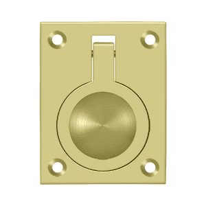 Deltana FRP25 Flush Ring Pull - 2 1/2' x 1 7/8''' - Stellar Hardware and Bath 