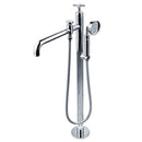 Lefroy Brooks 1598937851 Fleetwood Single Handle Floor Mounted Freestanding Tub Filler - Stellar Hardware and Bath 