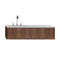 Lacava GEM-UN-48L-07 Gemelli Natural Walnut - Stellar Hardware and Bath 