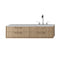Lacava GEM-UN-48R-02 Gemelli Natural Cherry - Stellar Hardware and Bath 