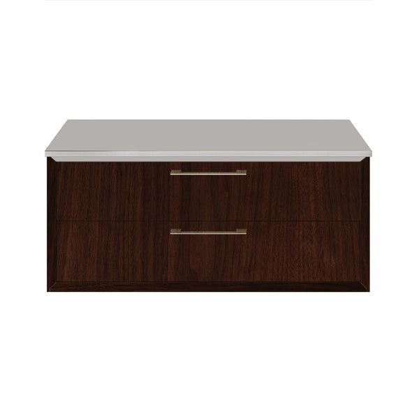 Lacava GEM-ST-30T-001G Gemelli Polished White (Solid Surface) - Stellar Hardware and Bath 