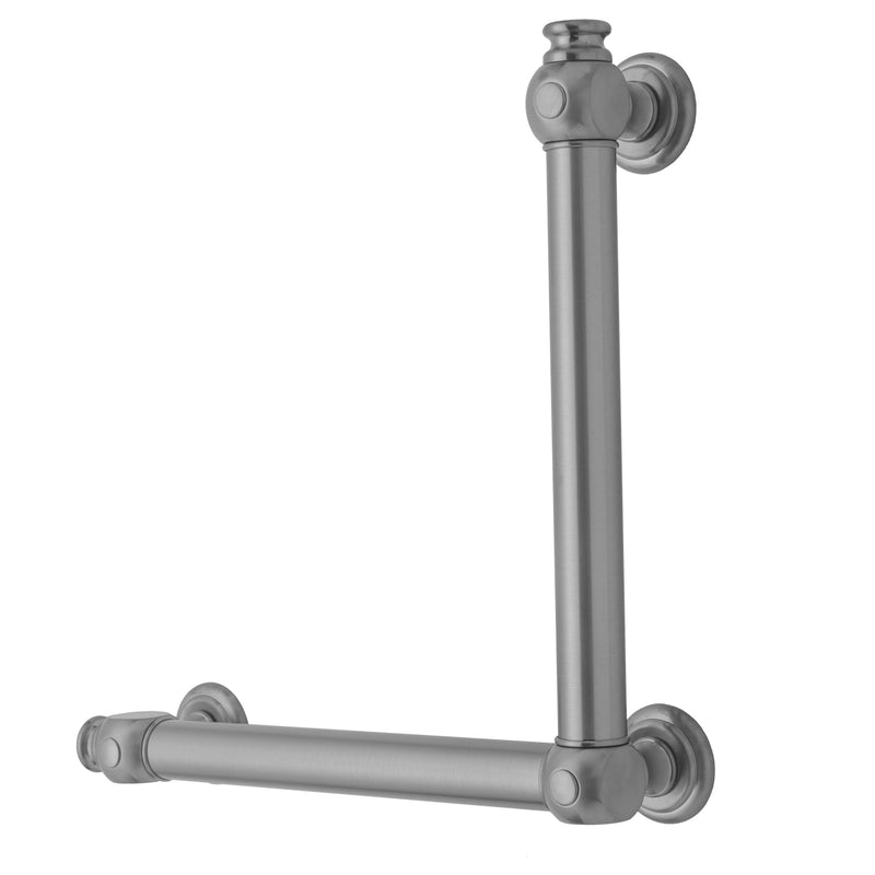 G60 12H x 24W 90° Left Hand Grab Bar - Stellar Hardware and Bath 
