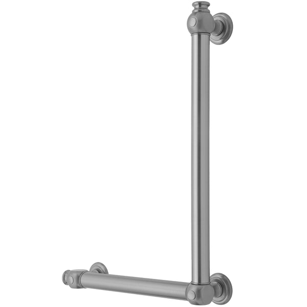 G60 32H x 12W 90° Left Hand Grab Bar - Stellar Hardware and Bath 