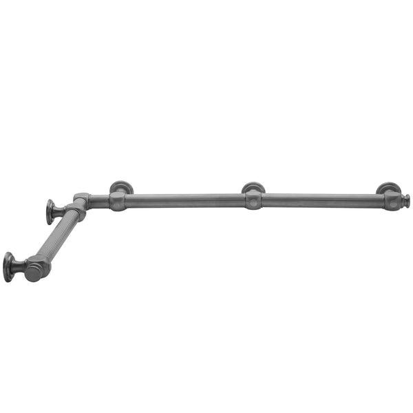 G61 12" x 36"   Inside Corner Grab Bar - Stellar Hardware and Bath 
