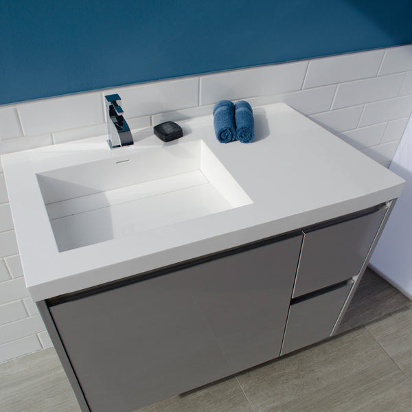 Lacava H263LT-01-001M KUBISTA Matte White - Stellar Hardware and Bath 