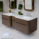 Lacava ELE-W-72-33 ELEGANZA African Mahogany - Stellar Hardware and Bath 