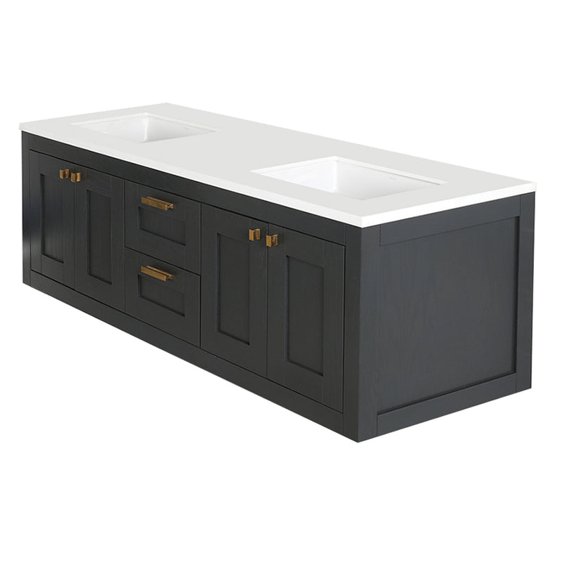 Lacava STL-W-72-37 STILE Weathered Oak - Stellar Hardware and Bath 