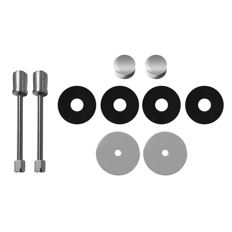 Glass Mounting Kit for H40 Front Mount Shower Door Pulls - Stellar Hardware and Bath 