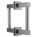 16" Cubix®  H42 Back to Back Shower Door Pull - Stellar Hardware and Bath 