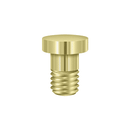 Deltana HPSS70 Extended Button Tip Solid Brass Hinge Pin Stop - Stellar Hardware and Bath 