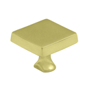 Deltana KSB Solid Brass Square Knob For HD Bolt - Stellar Hardware and Bath 