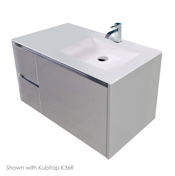 Lacava K36R-02-001M Kubitop Matte White - Stellar Hardware and Bath 