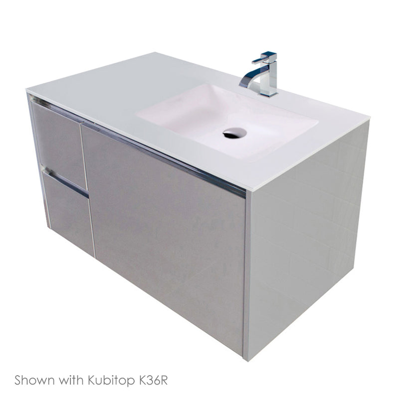 Lacava K36R-02-001G Kubitop Gloss White - Stellar Hardware and Bath 