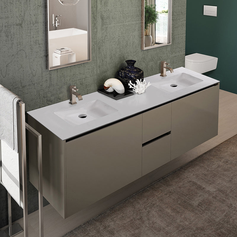 Lacava K72-00-001G Kubitop Gloss White - Stellar Hardware and Bath 