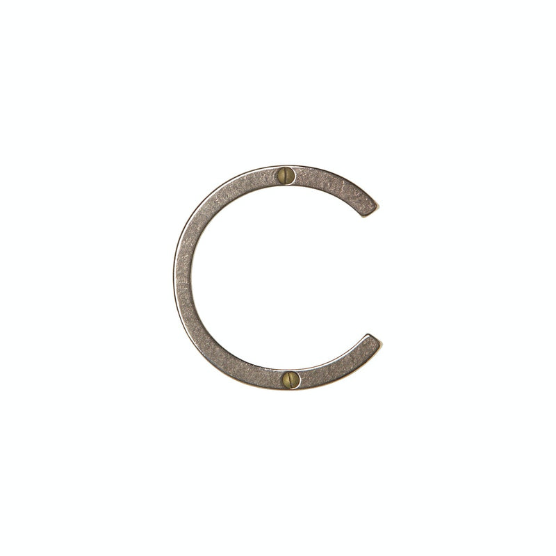 2 3/4" HOUSE LETTER - CENTURY GOTHIC "C" L275BC - Stellar Hardware and Bath 
