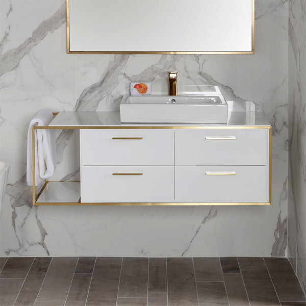 Lacava LIN-VS-48R-31 Linea  White Oak - Stellar Hardware and Bath 