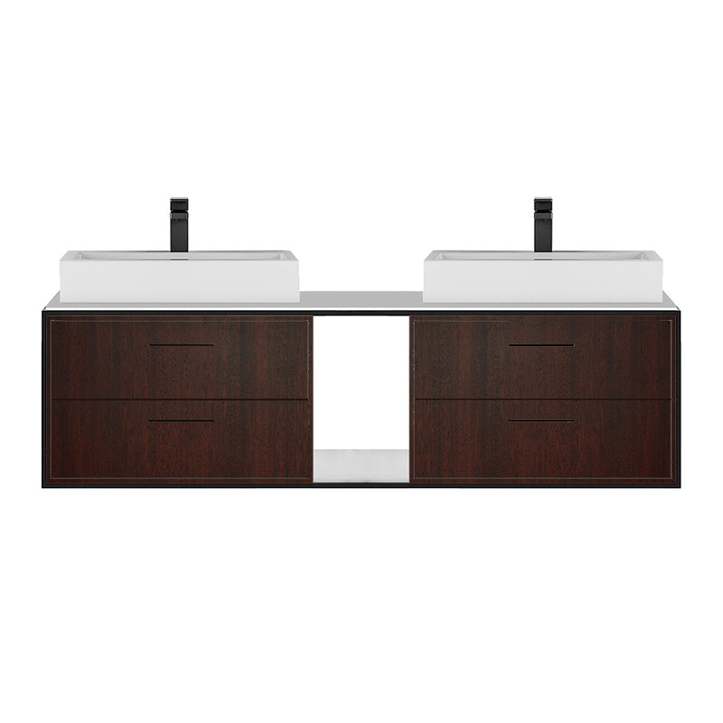 Lacava LIN-VS-60A-31 Linea  White Oak - Stellar Hardware and Bath 