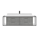 Lacava LIN-VS-60B-86 Linea  Gloss Black - Stellar Hardware and Bath 