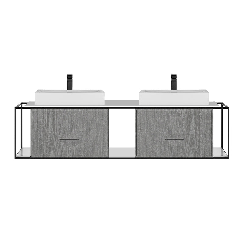 Lacava LIN-VS-72A-16 Linea  Matte Black - Stellar Hardware and Bath 