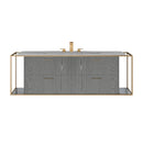 Lacava LIN-UN-60B-84 Linea  Gloss Taupe - Stellar Hardware and Bath 
