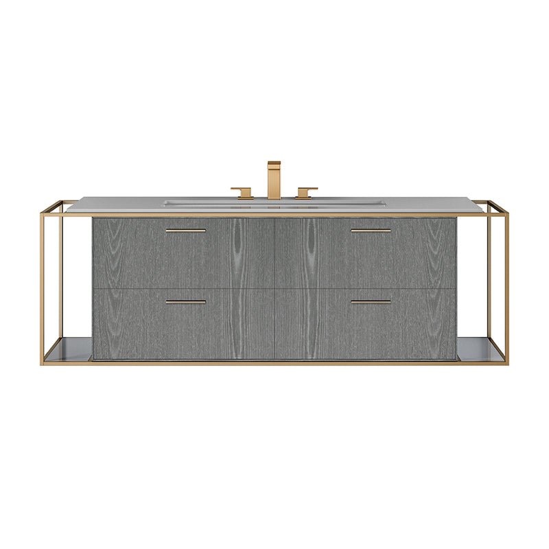 Lacava LIN-UN-60B-84 Linea  Gloss Taupe - Stellar Hardware and Bath 