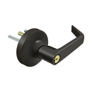 Deltana LTED80LS Lever Trim For Exit Device 80 Entry Function - Stellar Hardware and Bath 