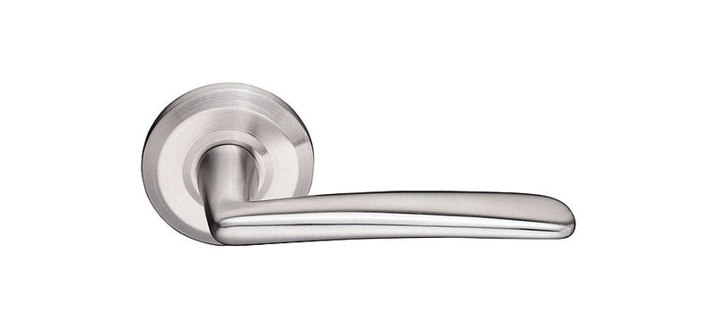 Emtek  Stainless Steel Poseidon Lever - Stellar Hardware and Bath 