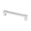 Topex SPARKLING SWAROVSKI CRYSTAL PULL BRIGHT CHROME 128MM - Stellar Hardware and Bath 