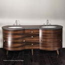 Lacava FLO-F-72-33 Flou African Mahogany - Stellar Hardware and Bath 