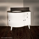 Lacava FLO-F-42R-16T1 Flou Black with Fine Texture - Stellar Hardware and Bath 