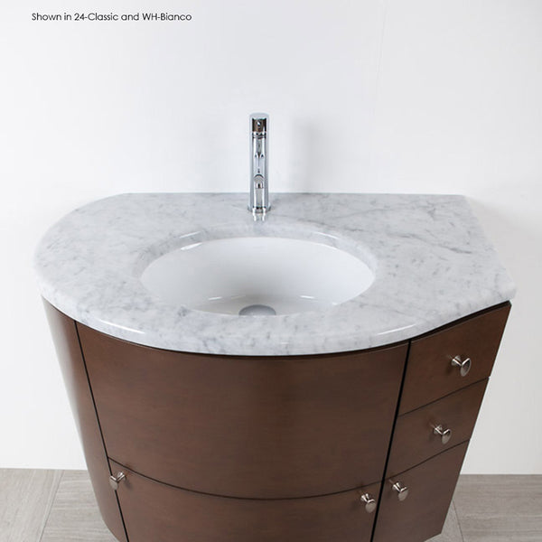 Lacava FLO-36LT-WH Flou Bianco (Stone) - Stellar Hardware and Bath 
