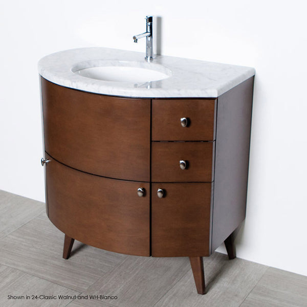 Lacava FLO-F-36L-85 Flou Gloss White - Stellar Hardware and Bath 