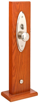 Emtek 3302 Memphis Single Cylinder Keyed Entry Classic Brass Mortise Handleset - Stellar Hardware and Bath 