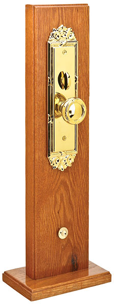 Emtek 3307 Regency Single Cylinder Keyed Entry Designer Brass Mortise Handleset - Stellar Hardware and Bath 