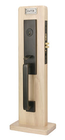 Emtek 3347 Mormont Single Cylinder Keyed Entry Brass Mortise Handleset - Stellar Hardware and Bath 