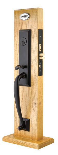 Emtek 3351 Harrison Single Cylinder Mortise Handleset from the American Classic Collection - Stellar Hardware and Bath 