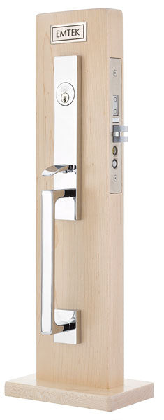 Emtek 3017 Brisbane Dummy Mortise One Piece Handleset - Stellar Hardware and Bath 