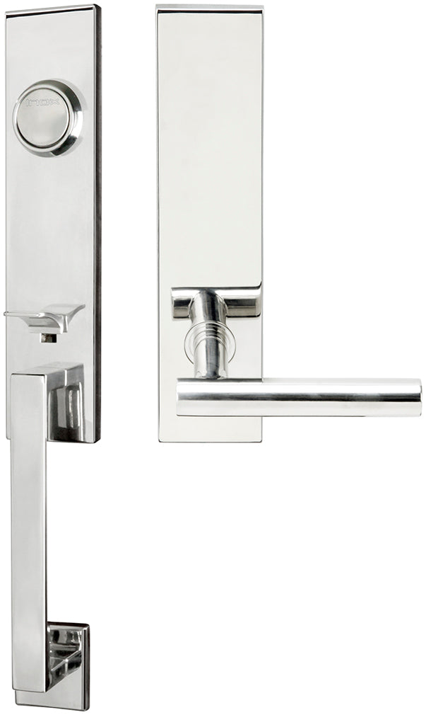 Inox MH106TDP-32-RH MH106 Copenhagen Lever, Tubular Dummy Handleset, Polished Stainless Steel, RH - Stellar Hardware and Bath 