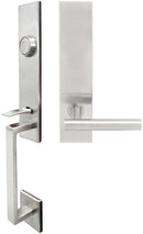 Inox MH106TDP-32D-LH MH106 Copenhagen Lever, Tubular Dummy Handleset, Satin Stainless Steel, LH - Stellar Hardware and Bath 