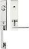 Inox MH106C573-32-LHR MH106 Copenhagen Lever, Tubular Entry Handleset, Polished Stainless Steel, LHR - Stellar Hardware and Bath 