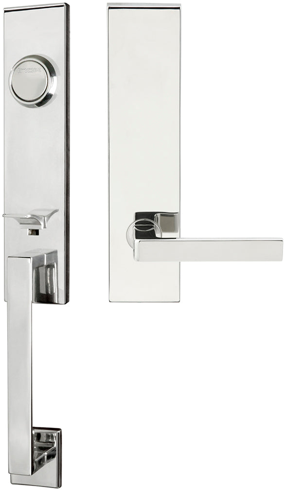 Inox MH345TDP-32-LH MH345 Tokyo Lever, Tubular Dummy Handleset, Polished Stainless Steel, LH - Stellar Hardware and Bath 