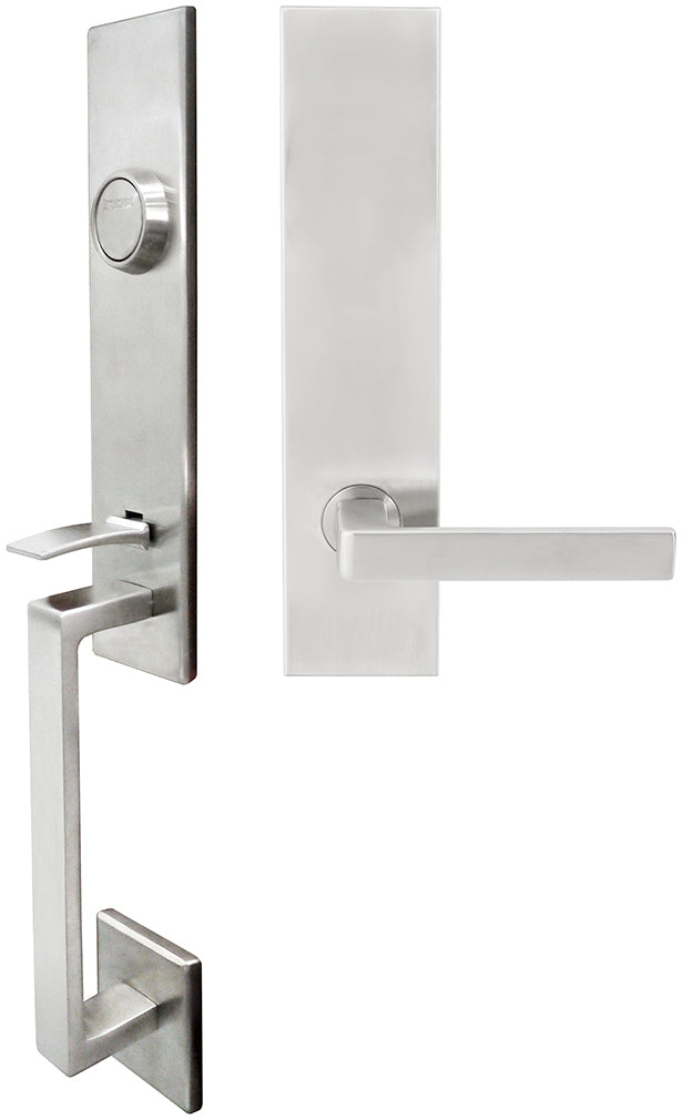 Inox MH345TDP-32D-RH MH345 Tokyo Lever, Tubular Dummy Handleset, Satin Stainless Steel, RH - Stellar Hardware and Bath 