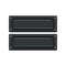 Deltana MS627 Mail Slot w/ Interior Flap - 8 7/8'' x 2 7/8'' - Stellar Hardware and Bath 