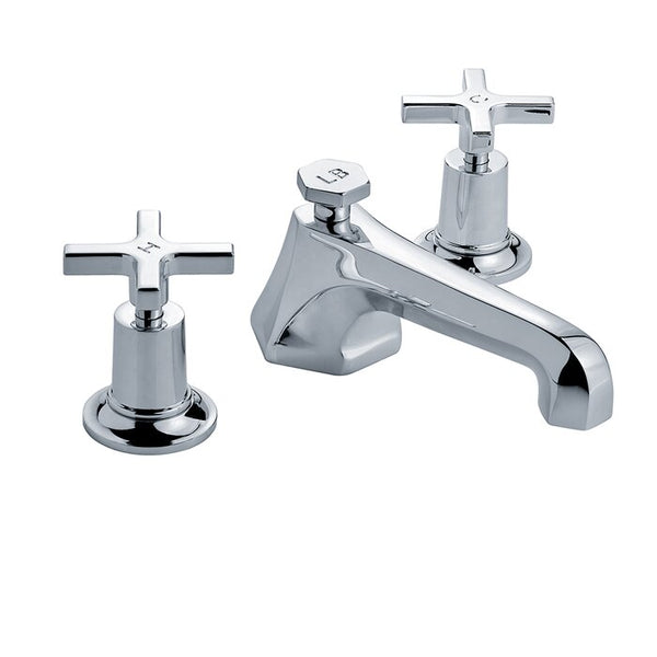 Lefroy Brooks M1-1100 Mackintosh 3-Hole Widespread Bathroom Faucet with Pop-Up Waste - Stellar Hardware and Bath 