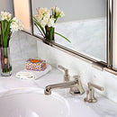 Lefroy Brooks M1-1101 Mackintosh Lever 3-Hole Widespread Bathroom Faucet with Pop-Up Waste - Stellar Hardware and Bath 